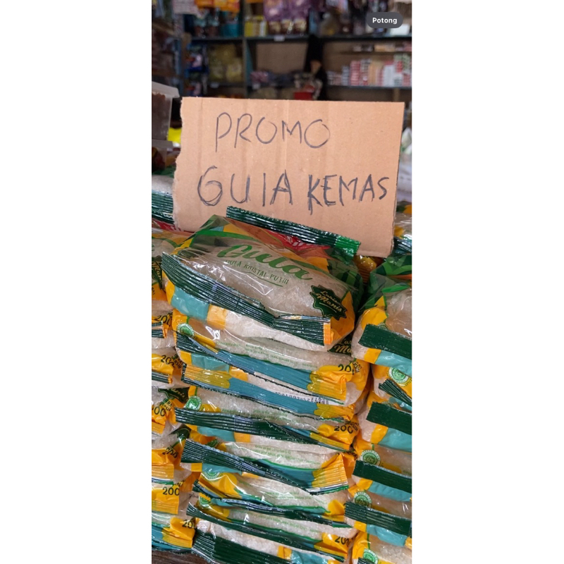 

Gula kemasan 200gr Cocok untuk Parsel