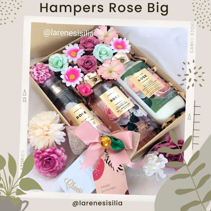 Bath & Body Works BBW 🩷 HAMPERS Wedding Birthday Seserahan 🩷 Gift Set Rose