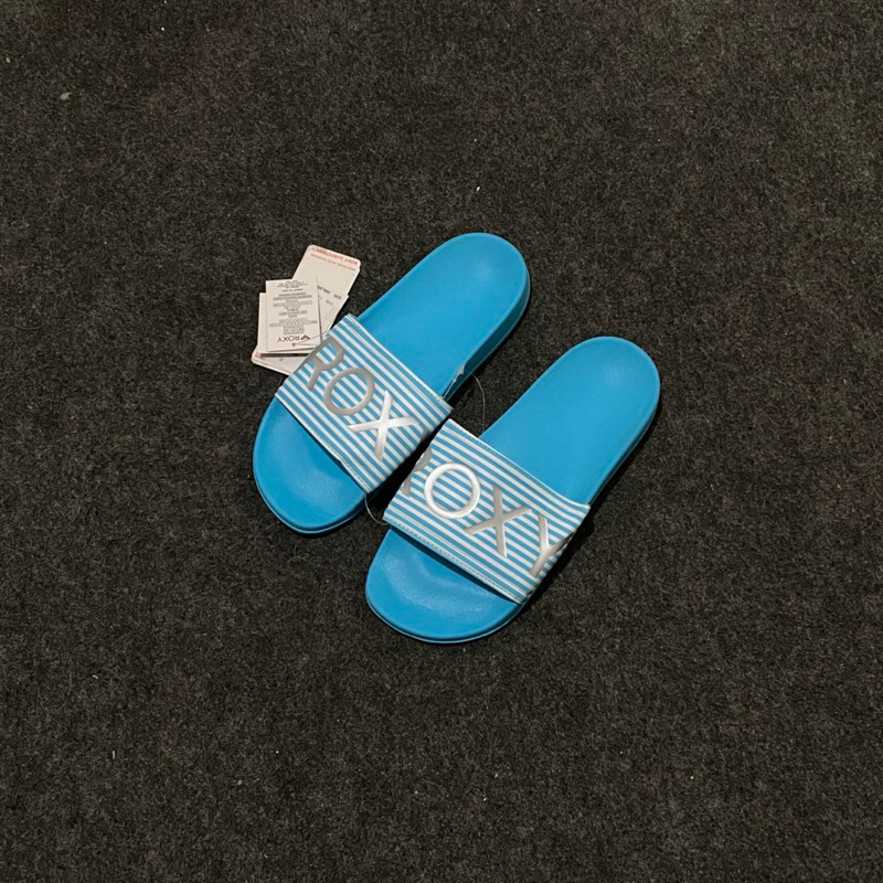 Sandal Roxy Slip On Slide Slippy II Blue Original