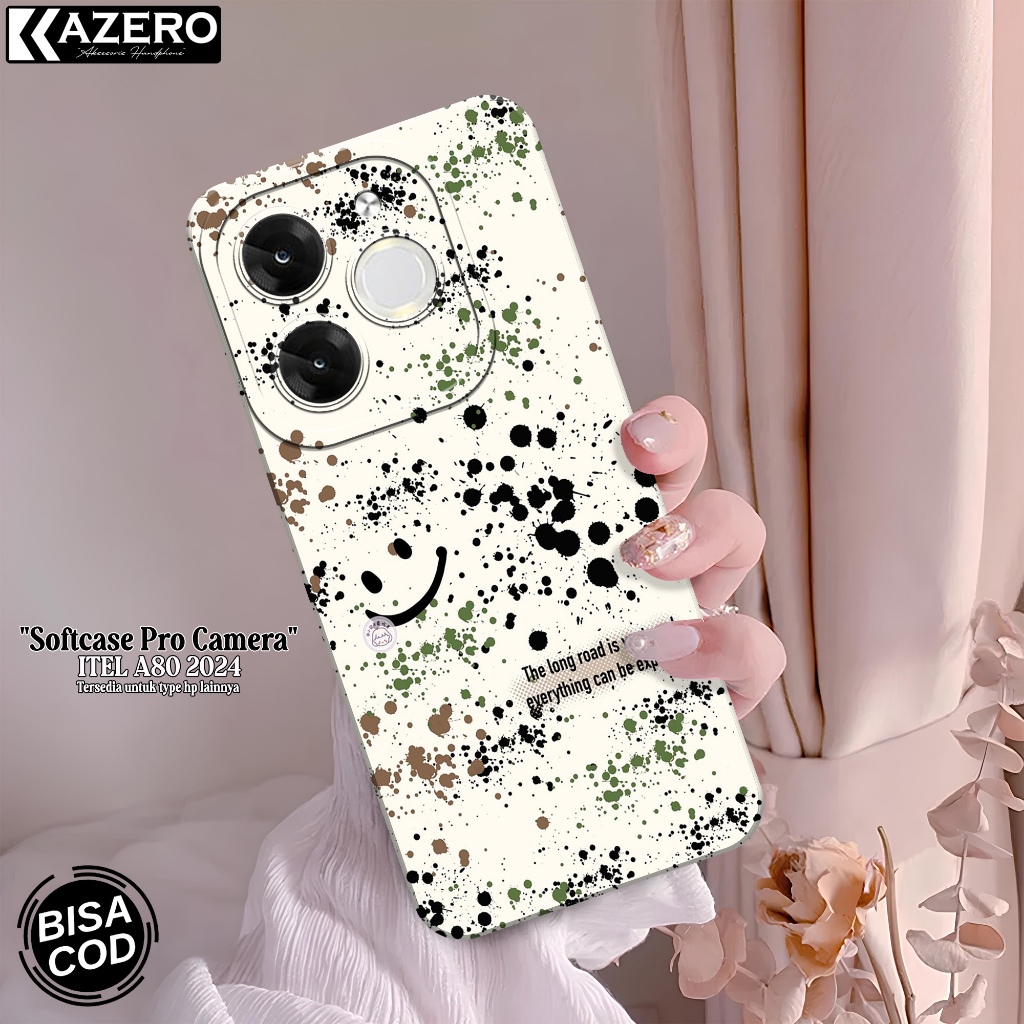 Silikon HP ITEL A80  - Fashion Case Aesthetic - Softcase ITEL A80 - Case ITEL A80 - Kesing ITEL A80 