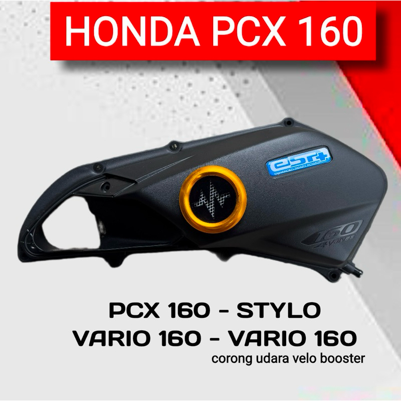 CORONG UDARA PCX 160 DONAT STICKER STD BIRU ORIGINAL corong donat pcx 160 vario 160 adv 160 corong d