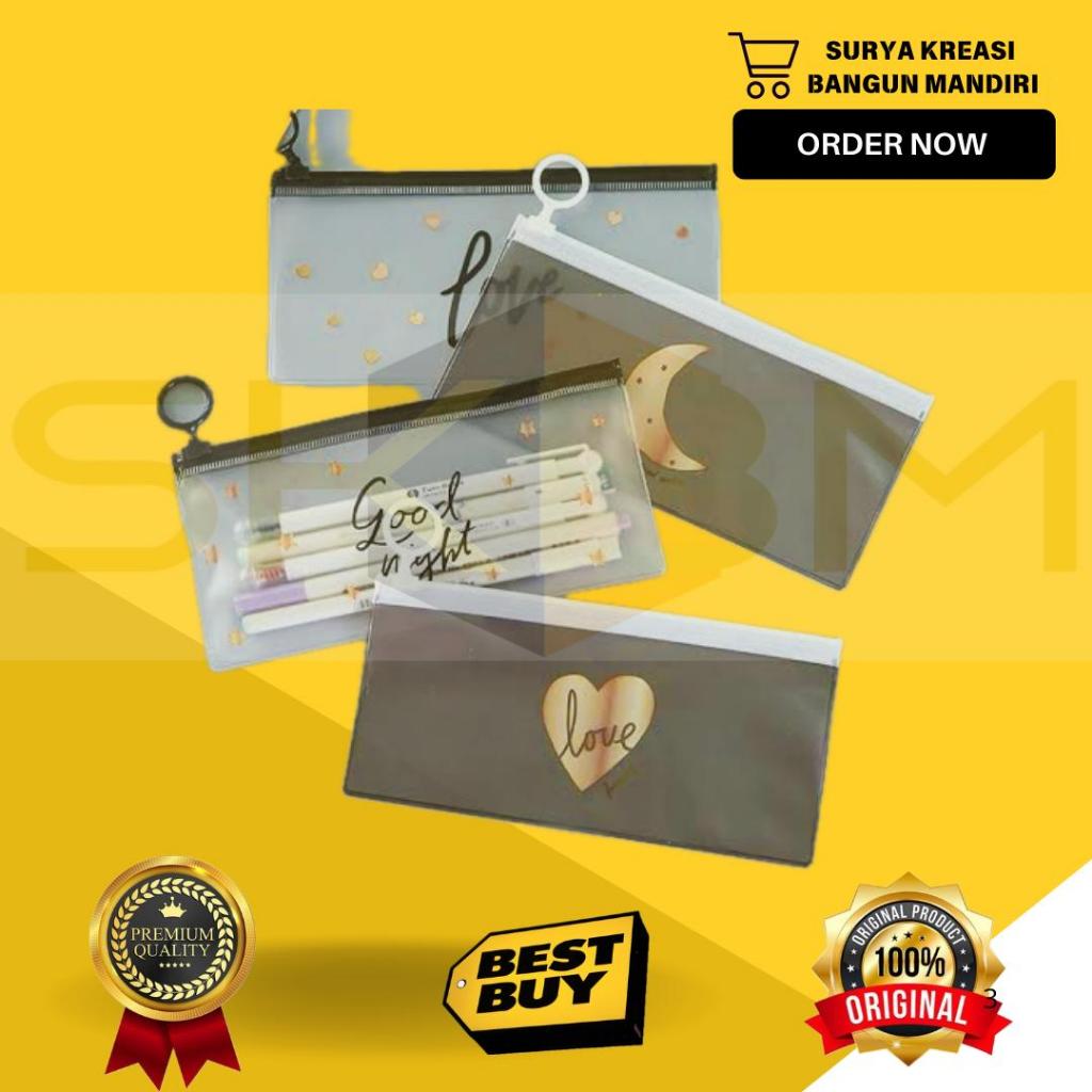 

SKBM - TEMPAT PENSIL TRANSPARAN - TEMPAT PENSIL MURAH MERIAH