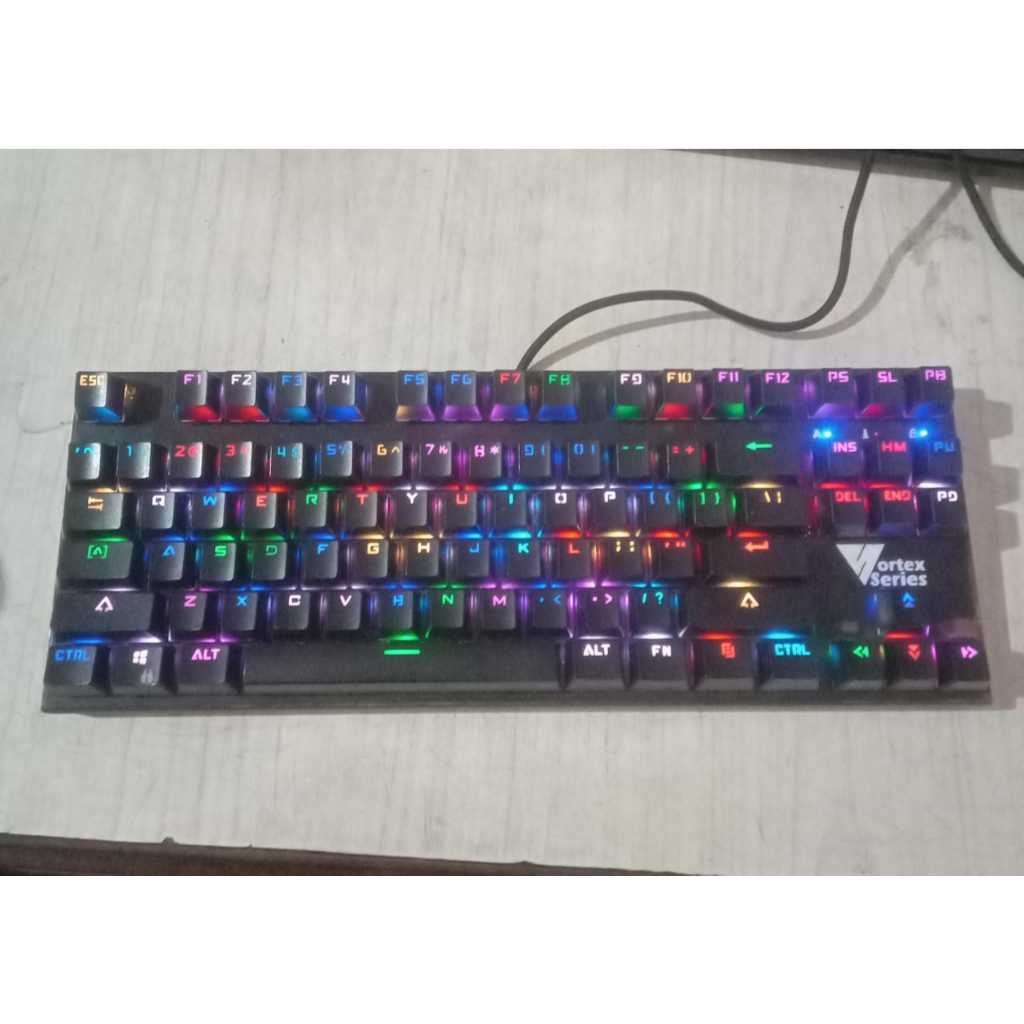 keyboard gaming merk vortex series vx7 87 keys mechanical keyboard