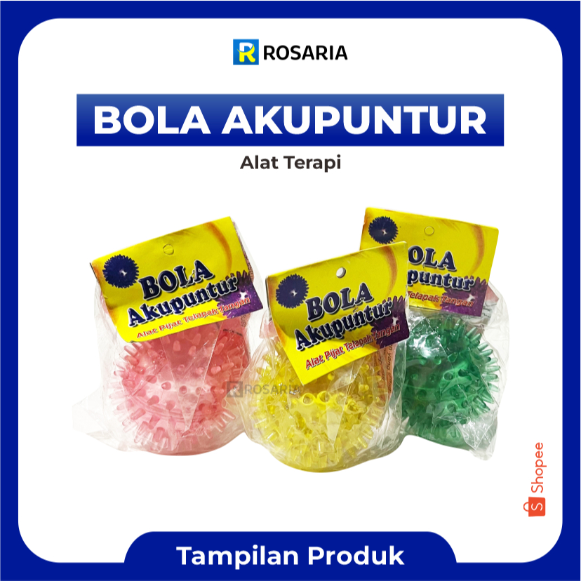 BOLA AKUPUNTUR Terapi Tangan Karet Duri Refleksi Kesehatan
