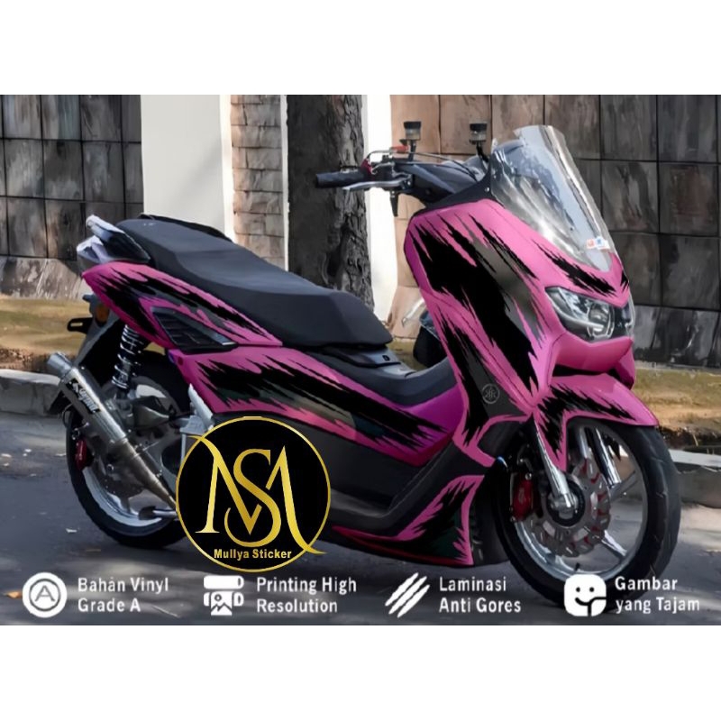 decal nmax new full body variasi terbaru warna pink