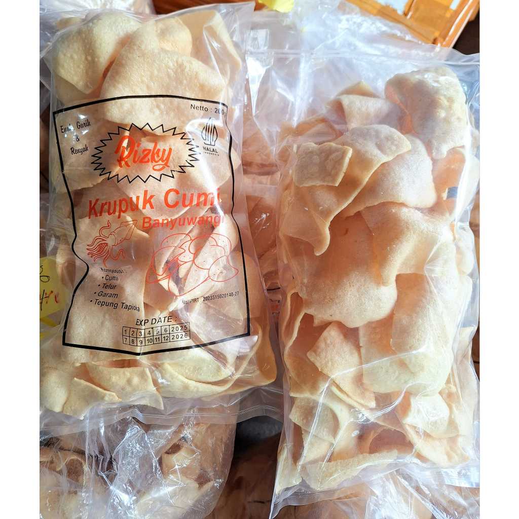 

KRU[PUK CUMI RIZKY ASLI BANYUWANGI 200GR