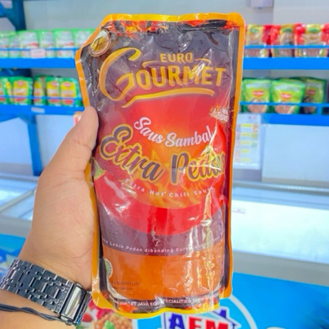 

Euro Gourmet Saus Sambal Extra pedas 500 Gr