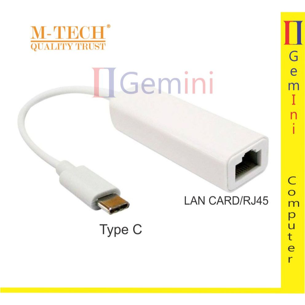 Type C To Lan Adapter Type C To Ethernet Rj45/Converter Type C