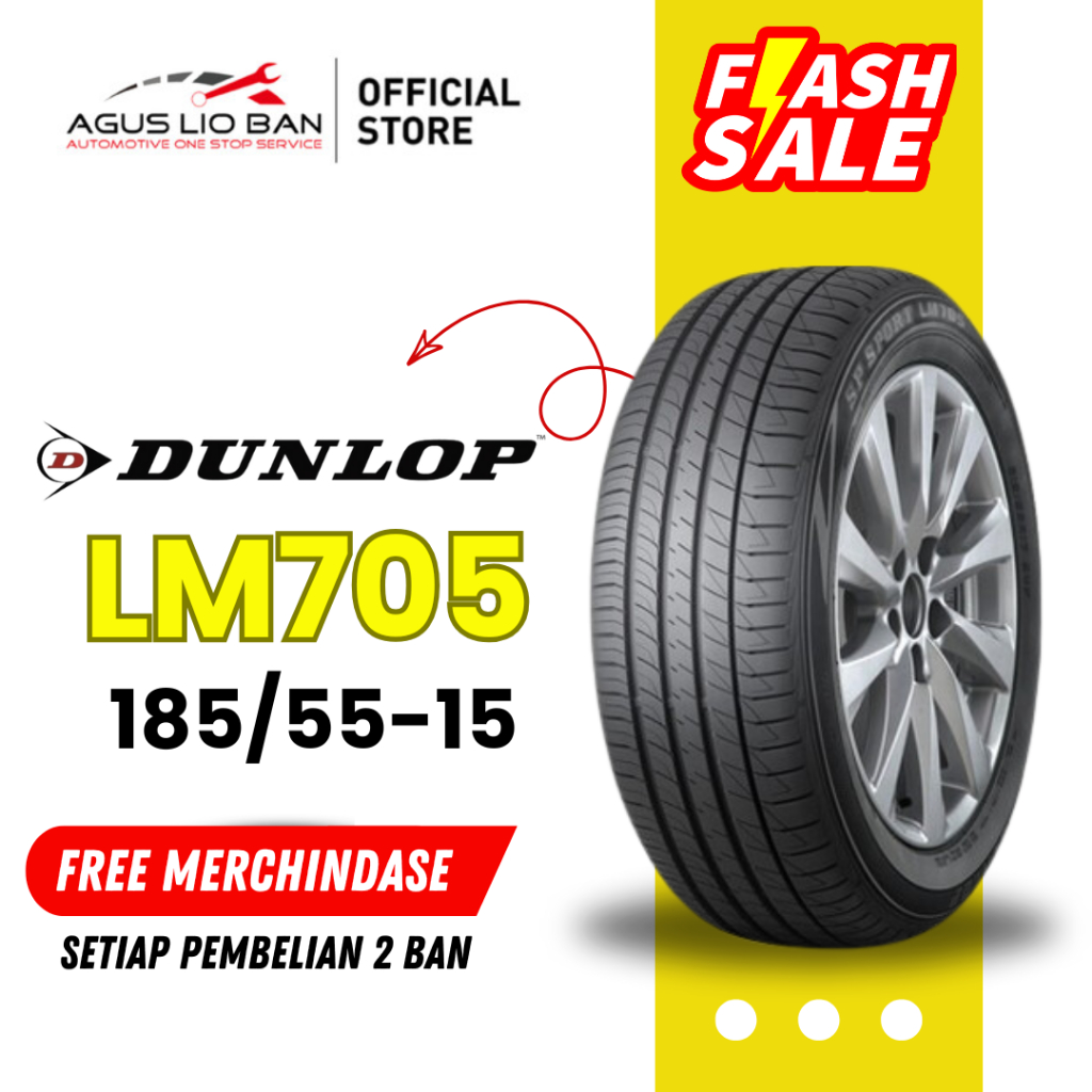 Agus Lio Ban  - Ban Mobil Dunlop LM705 185/55-15 LM705
