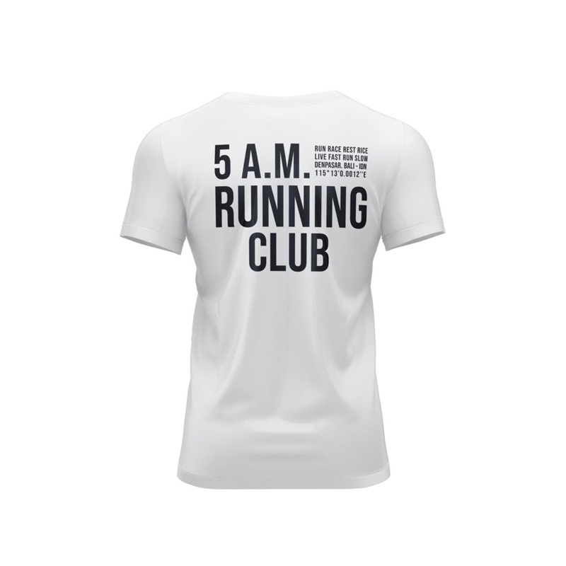 Fiveam Club 5AM Running Jersey - White