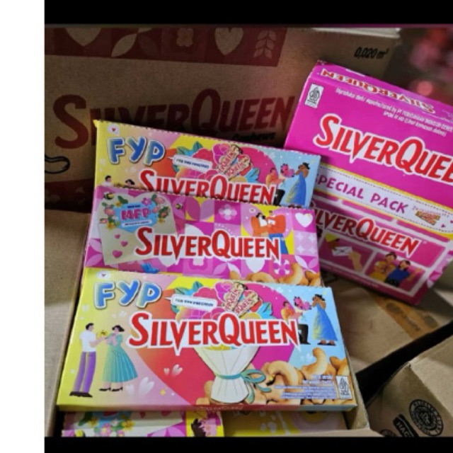 

coklat silverqueen isi 2 55gr