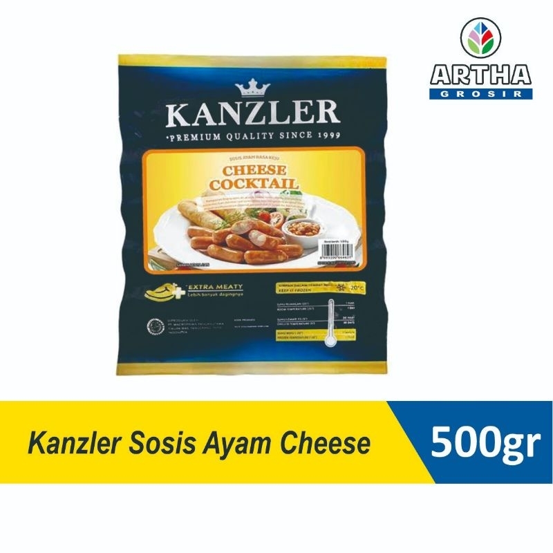 

KANZLER Sosis Ayam Cheese Chicken Sausage Keju 500 gr