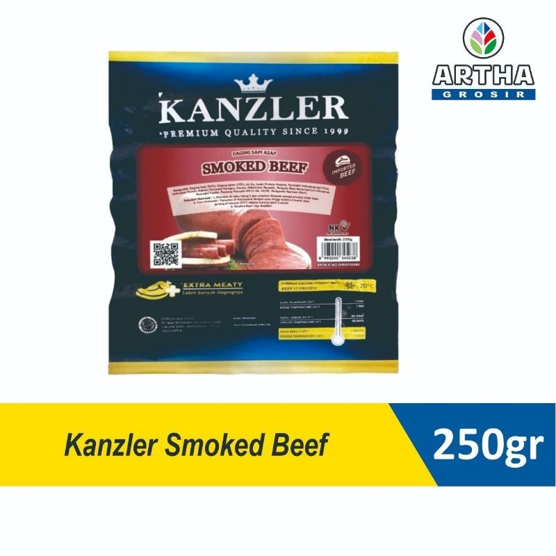 

Kanzler Smoked Beef 250 gr