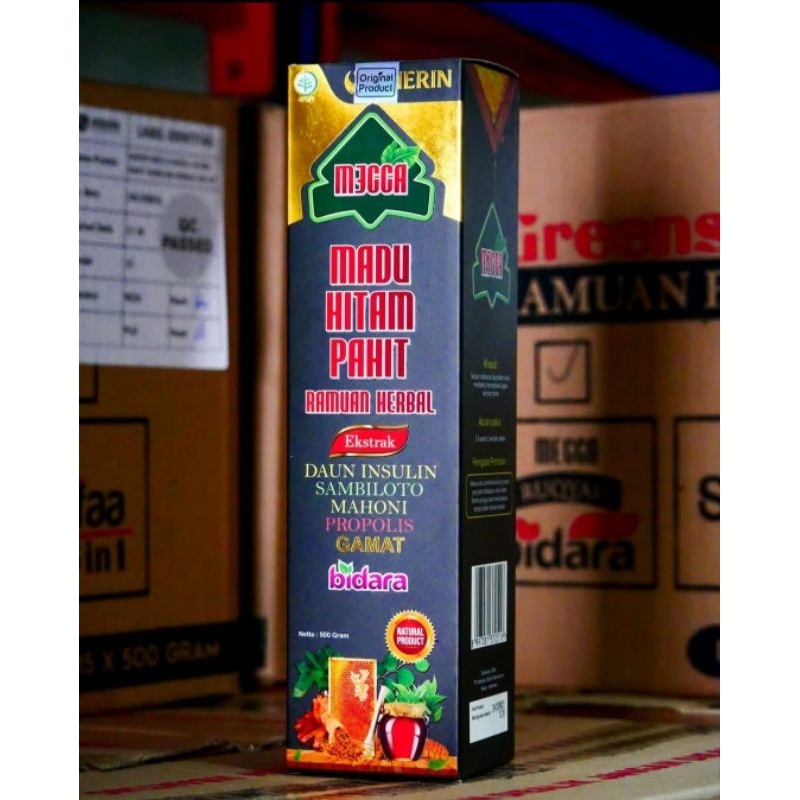 

madu hitam pahit plus biji mahoni