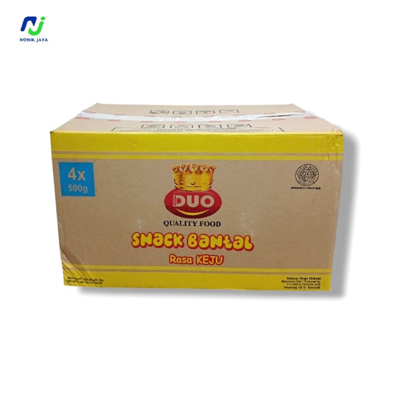 

DUO Stick Bantal Rasa Keju 1 Dus Isi 4 Pack@500g(STICK DUO BANTAL RASA KEJU)