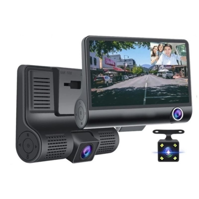 DASHCAM CCTV MOBIL 3 KAMERA DEPAN KABIN BELAKANG