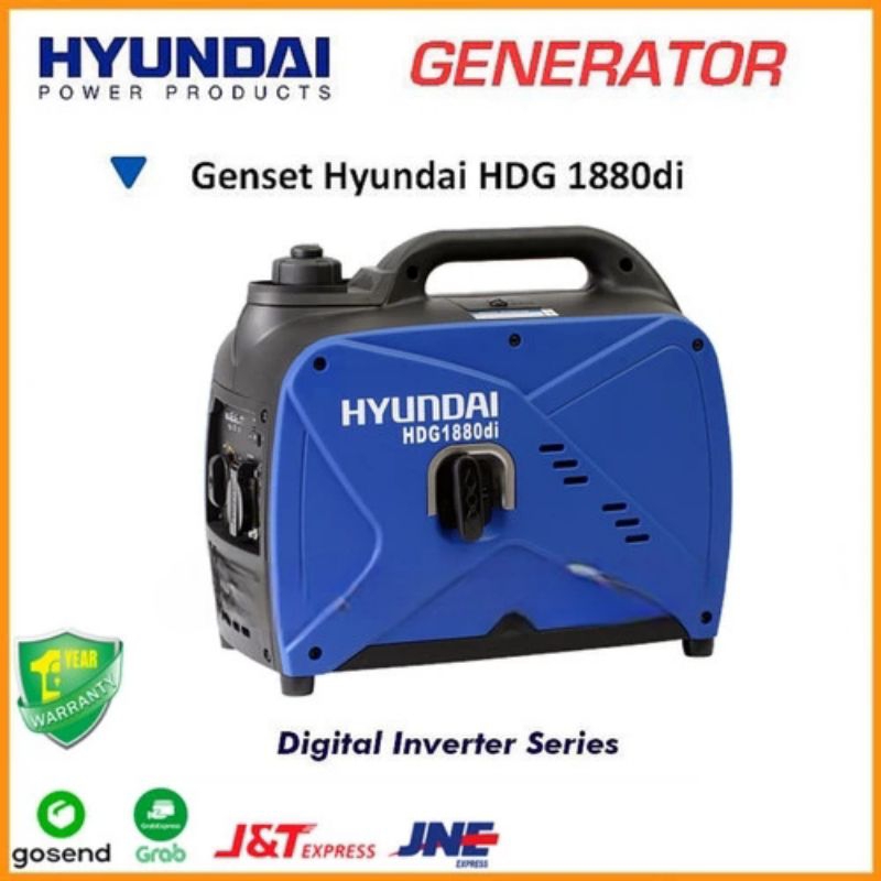 Genset Portable Inverter HYUNDAI HDG1880di
