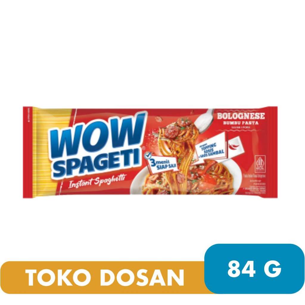 

WOW Spageti Bolognese 84g