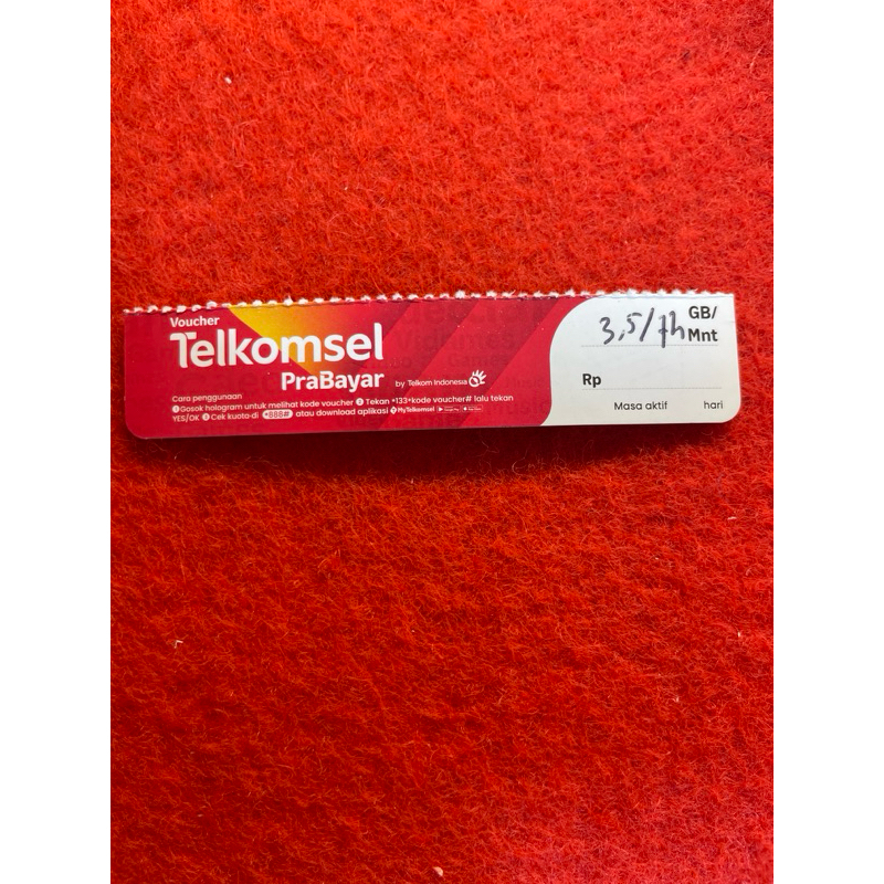 Voucher Telkomsel 3,5 GB 7 Hari