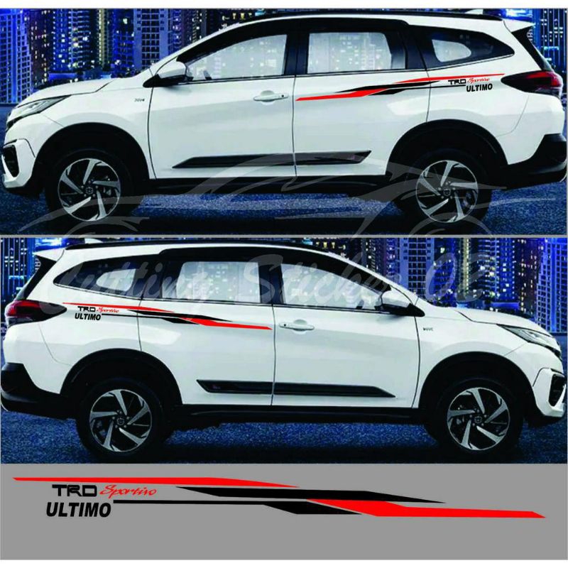 Sticker mobil terios rush dll sticker list minimalist mobil terios rush stiker mobil rush terios dll