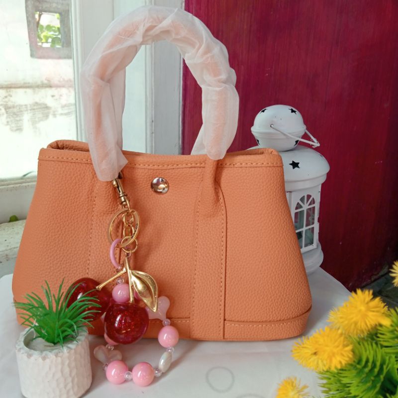 Tas Tangan Wanita kuning kulit jeruk