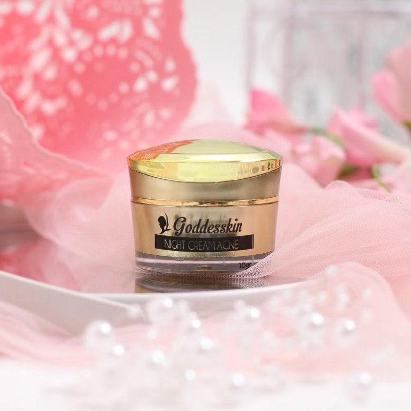 Goddesskin Night Cream Acne gel by Athena ORIGINAL 100%