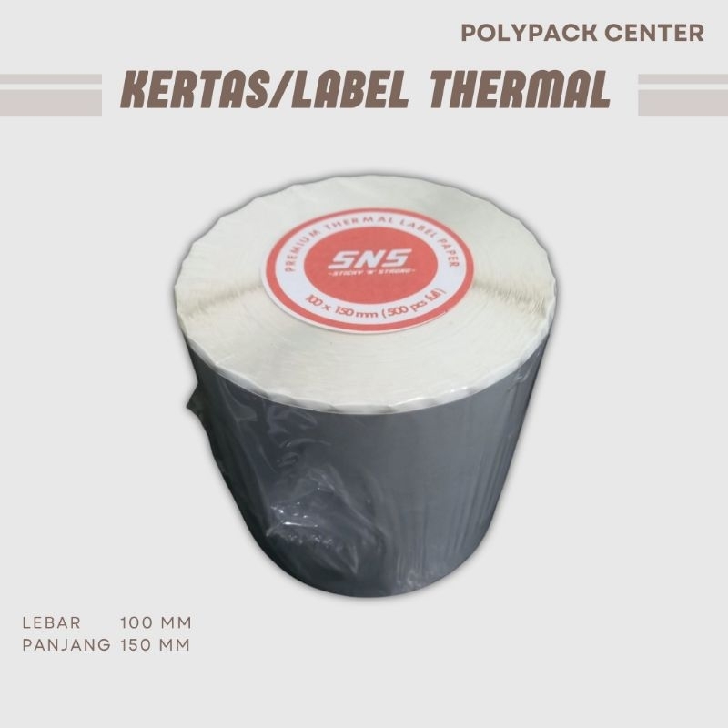 

Kertas/Label Thermal uk.100x150mm