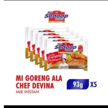 

Mie sedap Goreng Ala Chef Devina paket isi 5 bungkus // Mie instan wings food