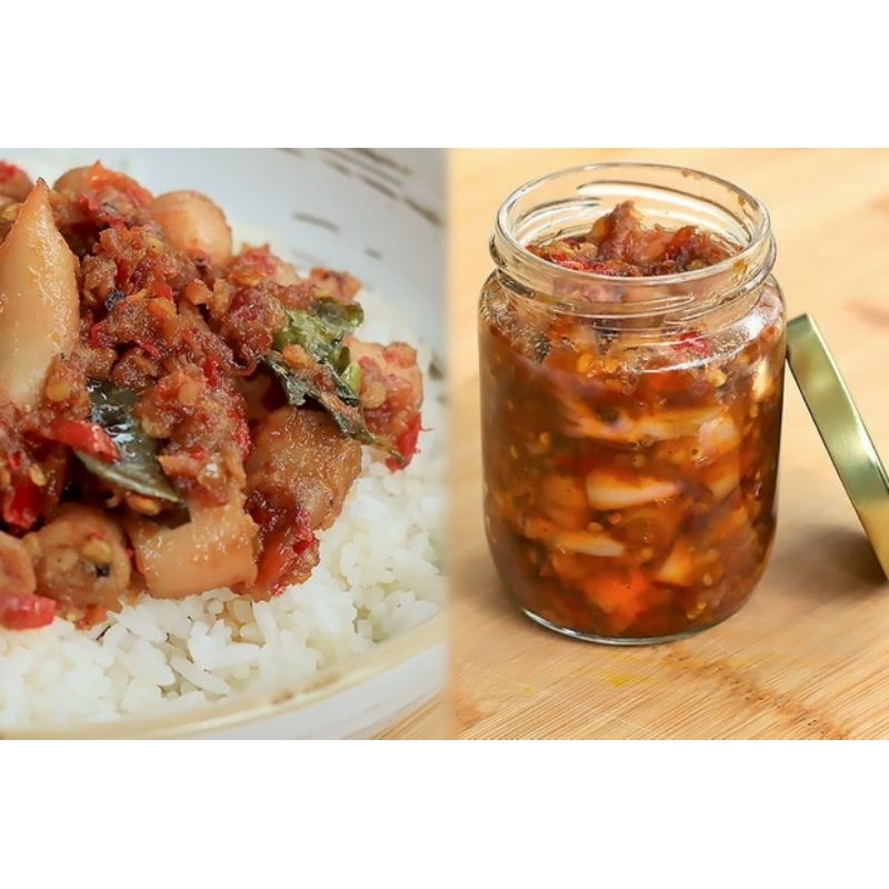 

Sambal cumi mix jengkol dadakan/sambel cumi mix jengkol/sambel dadakan