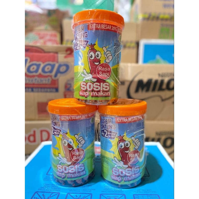 

SO NICE SOSIS SIAP MAKAN RASA SAPI [1 TOPLES ISI 24 PCS] GURIH, LEZAT, NIKMAT