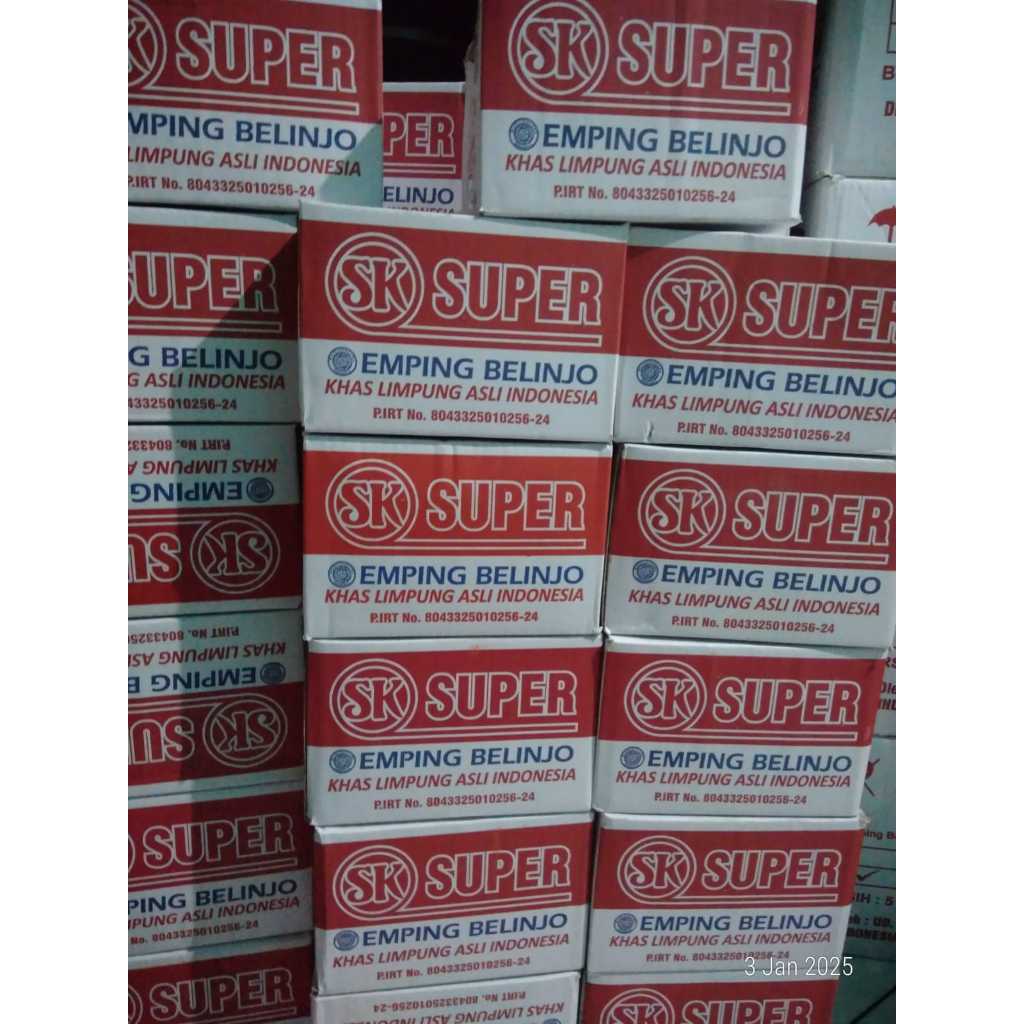 

Emping Melinjo SP Kering Merk SK SUPER 1kg Asli Limpung
