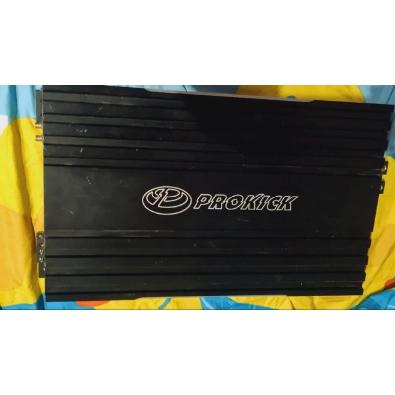 Power MONOBLOCK PROKICK PK 6000 bekas Segel Lengkap Bass kontrol
