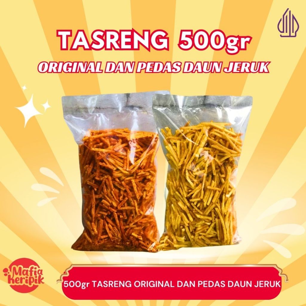 

TASRENG 5OOgr ORIGINAL DAN PEDAS DAUN JERUK