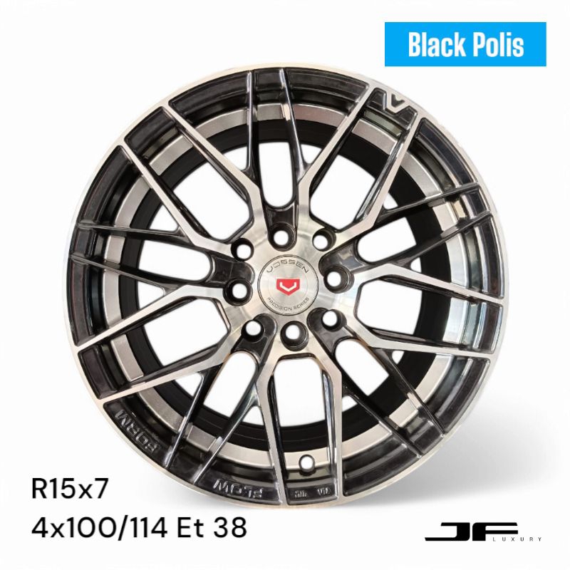 Velg Vossen R15 pcd 4 x 100/114 lebar 7 et 38