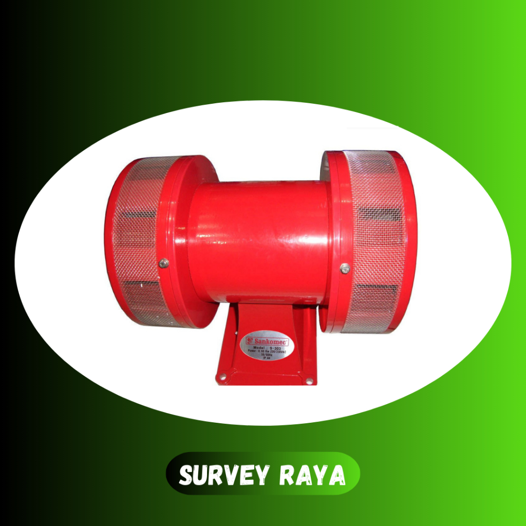 Sirine Motor, Alarm, Bel Rumah, Sankomec S 303 Radius 700 Meter