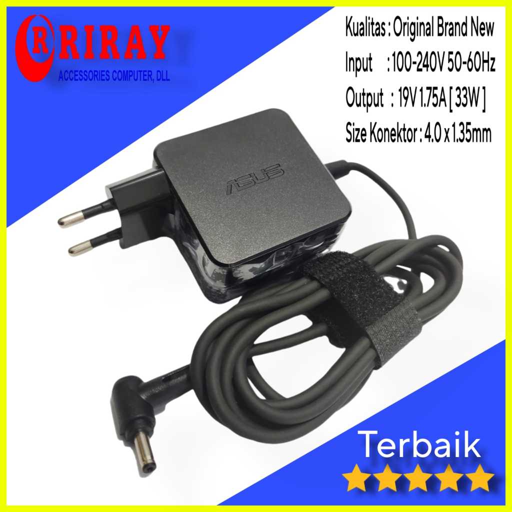 Charger Notebook Asus E203NAH X201E X200CA X200MA X200M X441N 1.75A ORIGINAL