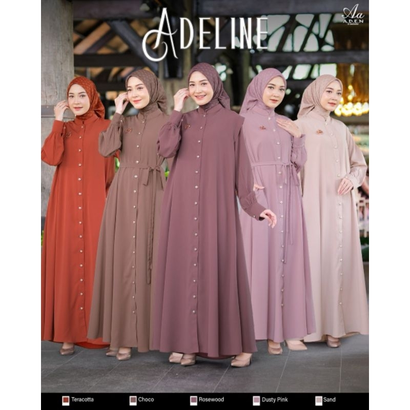 NEW READY STOK ADELINE SERIES DRESS & TUNIK BY ADEN HIJAB ORIGINAL