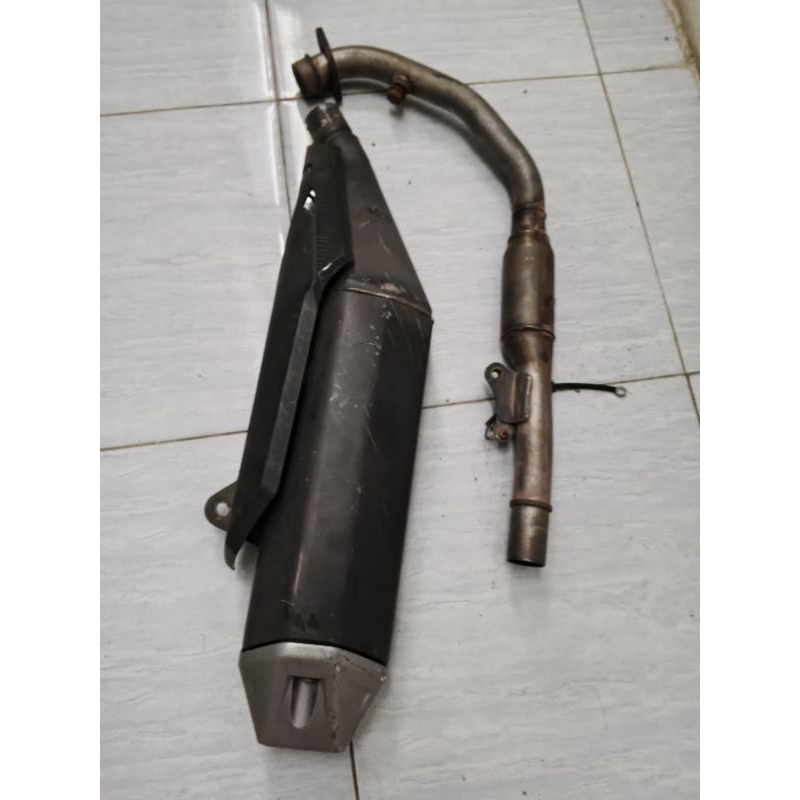 Knalpot standar CBR 150R Facelift Original copotan