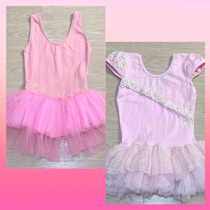 Preloved Baju Ballet Pink Dress Tutu Gaun Pesta Rok Renda Anak 4 5 6 Tahun Baju Cantik Princess