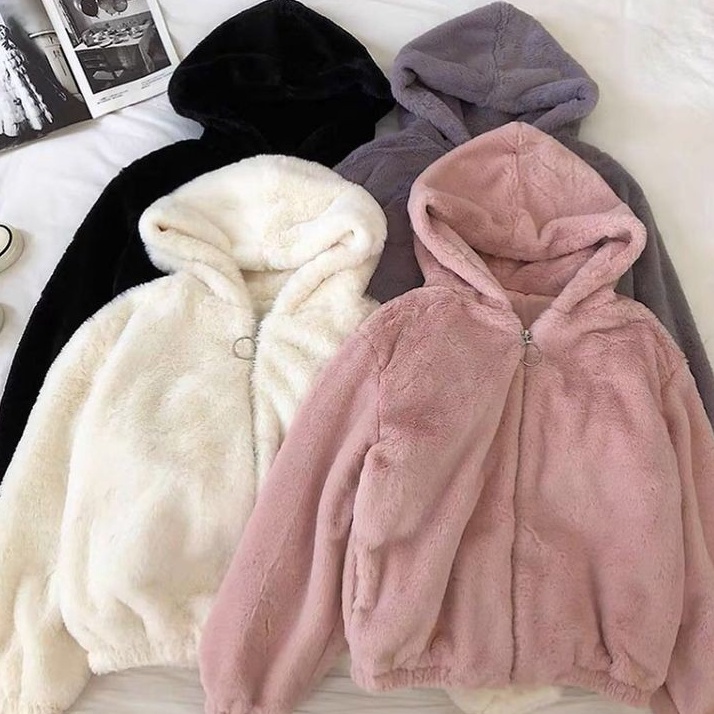 Hits jaket bulu BB dewasa pria wanita premium