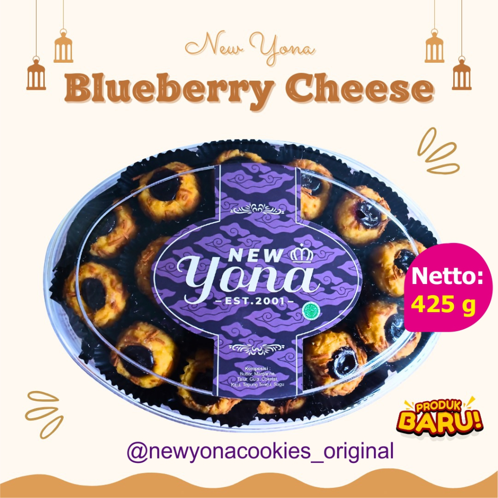 

Kue Kering Lebaran NEW YONA (BLUEBERRY CHEESE NEW)