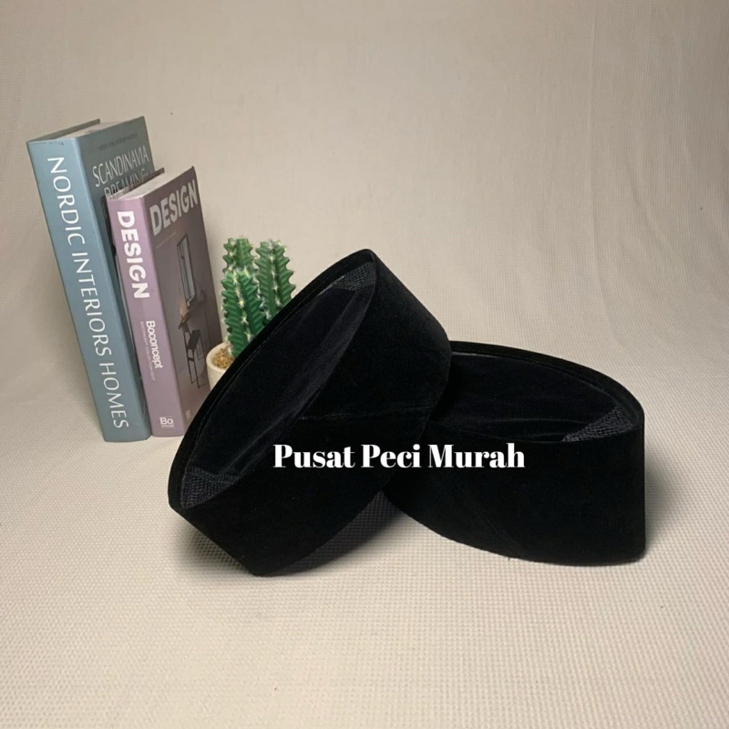 peci hitam polos dewasa anak / songkok kopiah hitam non Ac / kopiah peci hitam termurah