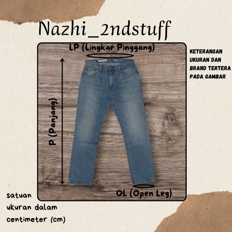 Celana Jeans Pria Second Branded