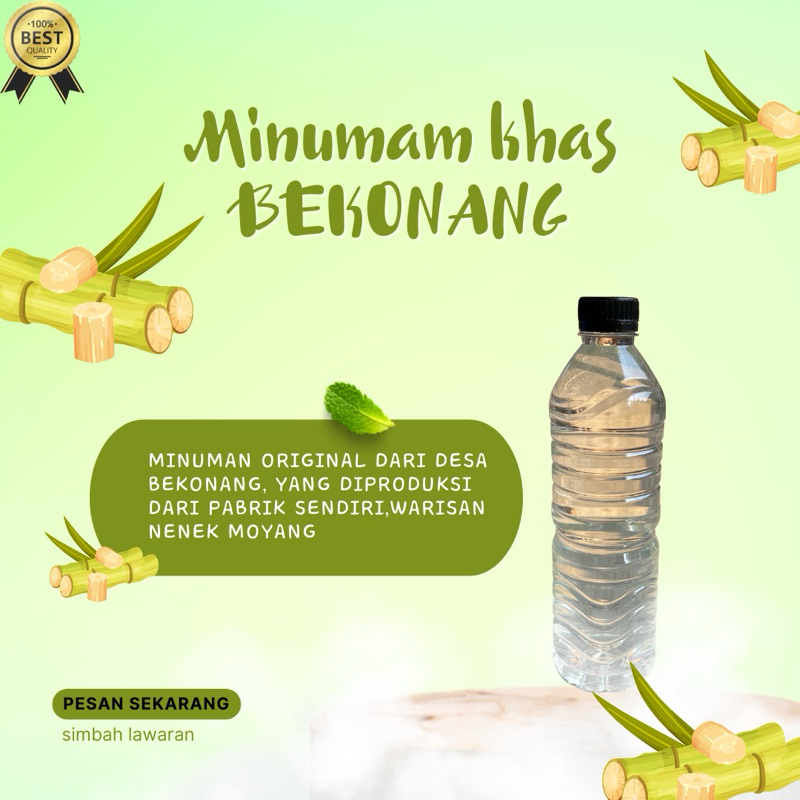 

Minuman perisa tetes tebu kemasan 600ml