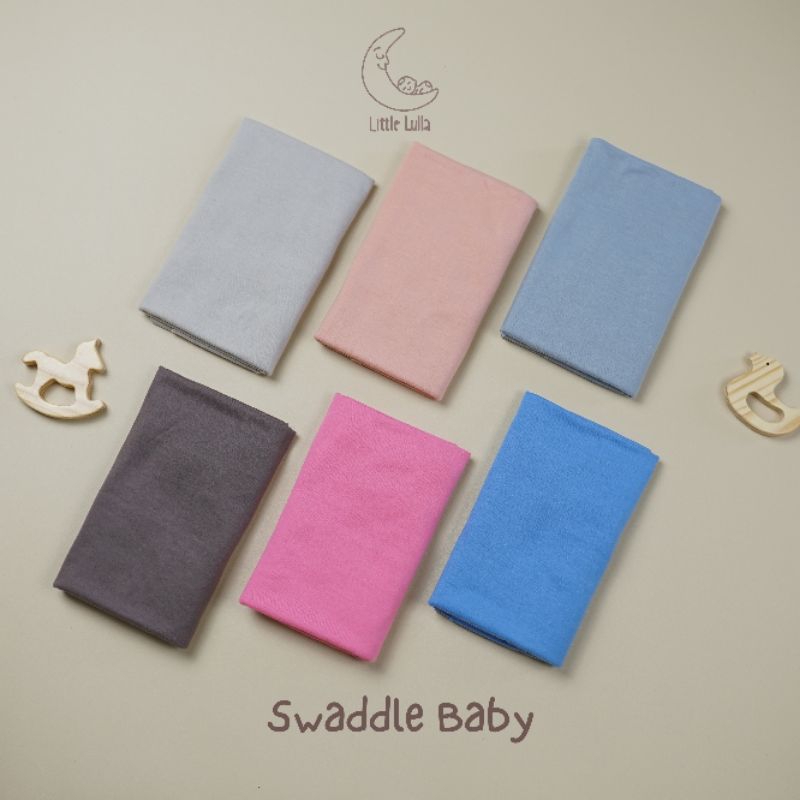 Little Lulla - Swaddle Baby / bedong bayi baru lahir / selimut new born baby kaos katun lembut murah