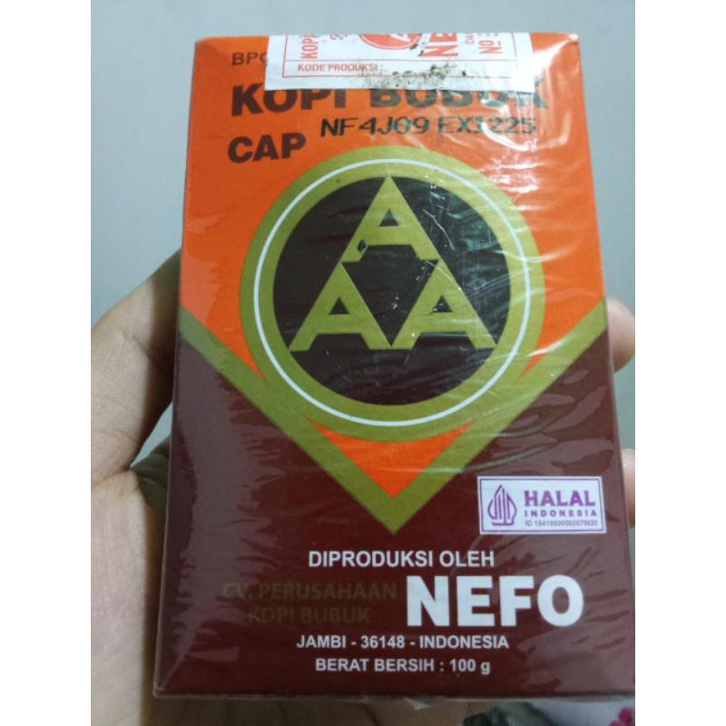 

kopi NEFO AAA oleh oleh khas jambi asli bubuk 100 gram