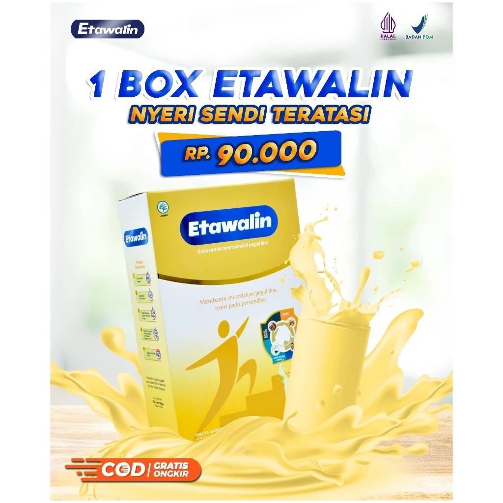 

DISKON 1 BOX Etawalin Original Susu Bubuk Herbal Alami Untuk Meredakan Sakit Tulang dan Sendi