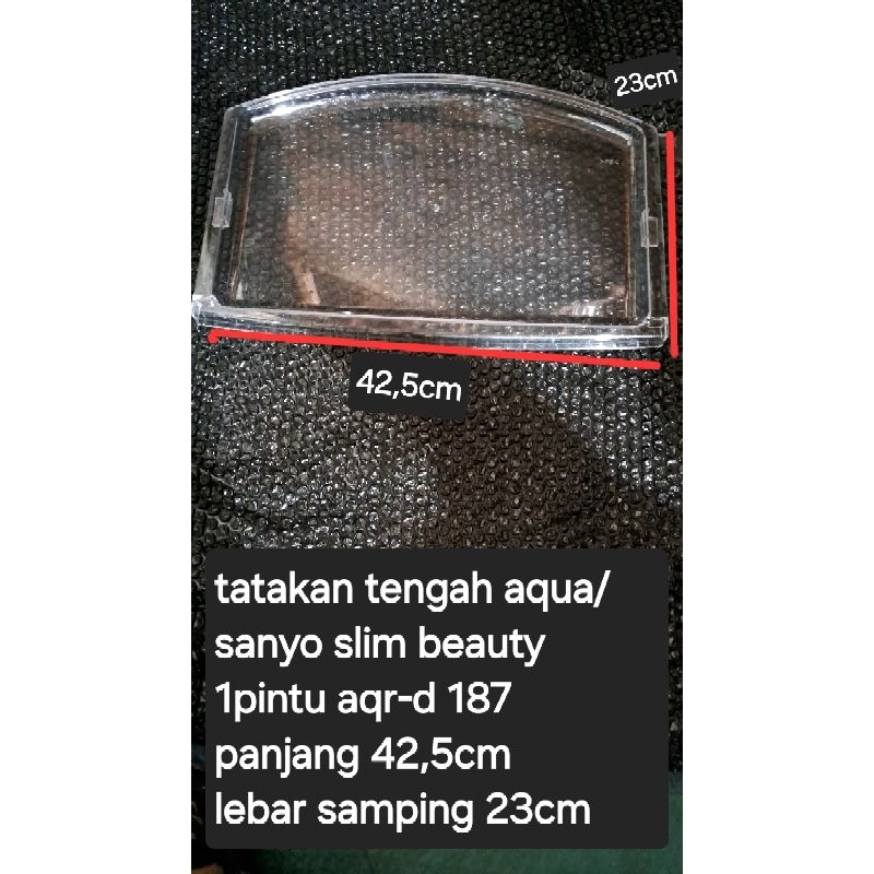 Rak BEKAS AQUA sanyo slim/Hi beuaty 1 pintu SR-D 181/SR-D 187