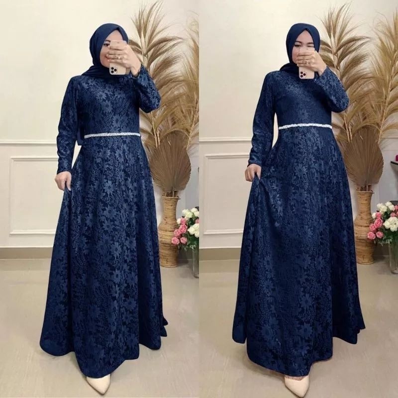 GAMIS BRUKAT | GAMIS MODERN |GAMIS BRUKAT MALIKA TERBARU IMPOR PREMIUM COD