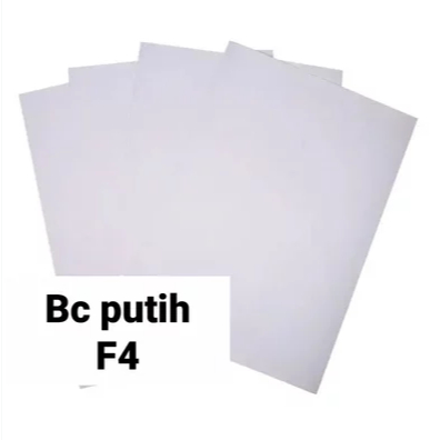 Kertas BC Putih f4 Tebal 100 Lembar (langsung kirim)